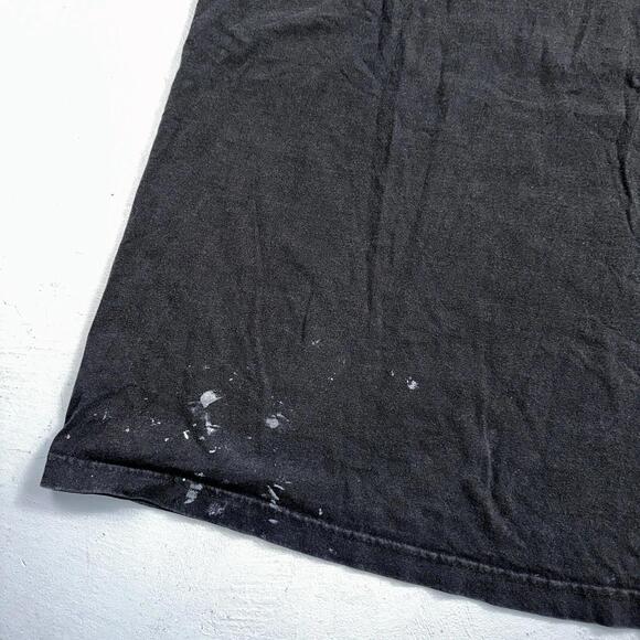 VTG 90s Chicago Bulls 23 Spellout Skyline T Shirt Pro Tag 3XL Jordan USA NBA - Picture 10 of 11